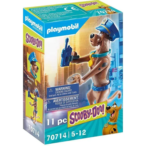 Juguete Scooby Doo De Playmobil Figura Coleccionable Policia