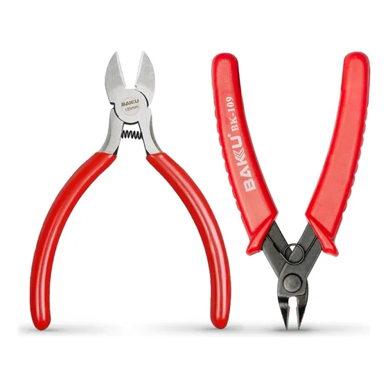 Alicate De Corte Diagonal Baku Bk-021 De 5'' 125mm Piqueta