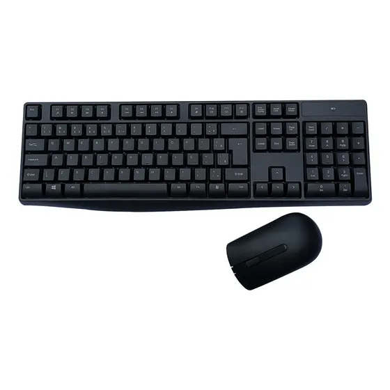 Kit Teclado E Mouse Sem Fio Multi C/ Pilha Tc269 Ergonômico