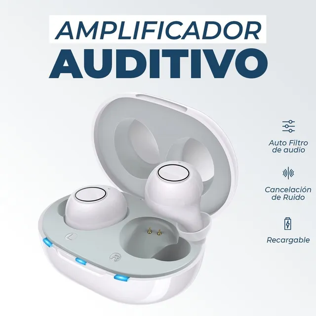 Audífono Amplificador Auditivo Recargable Inalambricos