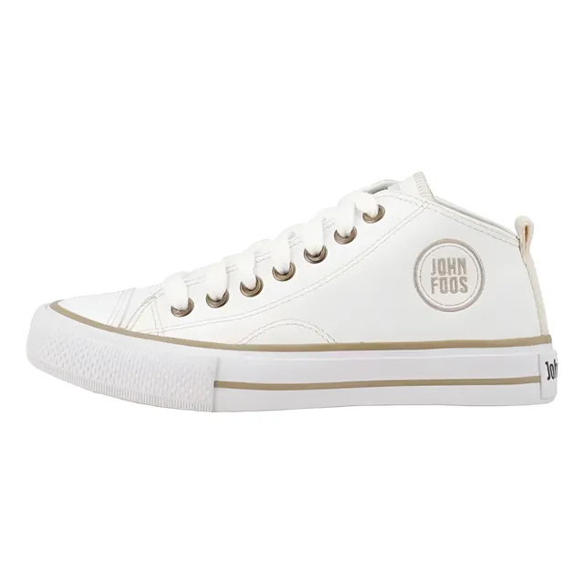 Zapatilla John Foos 164 Flashback Go White. Dist Oficial.