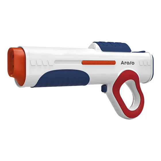 Pistola De Agua Electr Automática Azul/naranja Aro/o