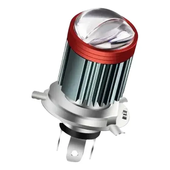 Lampara Cree Led Moto Auto Camioneta Con Lupa H4 Blanca