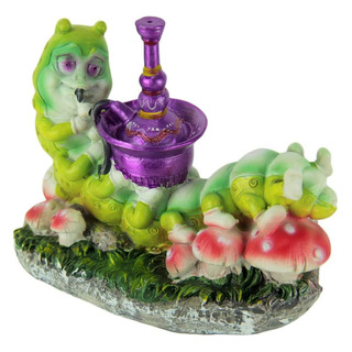 Quemador De Incienso, Caterpillar Fumando Hookah, 4x5 Pulgad Quemador De Incienso, Caterpillar Fumando Hookah, 4x5 Pulgad