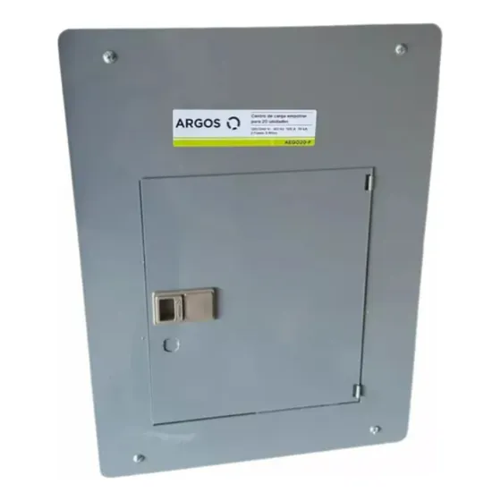Centro De Carga Argos Para Empotrar De 20 Espacios Nema