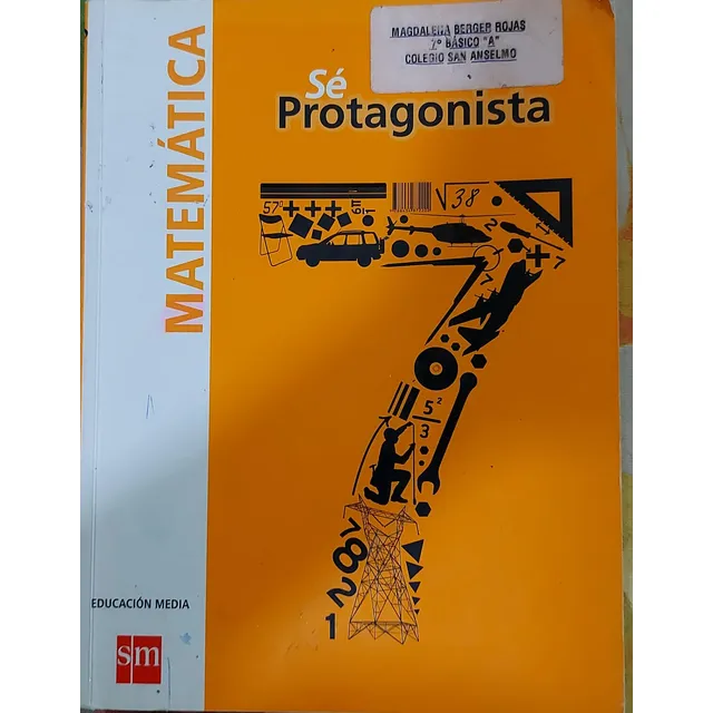 Se Protagonisa Editorial Sm 7mo Básico Matemática-2volumenes