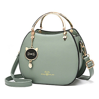 Cat Messenger Bag Bolso De Hombro Para Mujer Color Verde Cat Messenger Bag Bolso De Hombro Para Mujer Color Verde