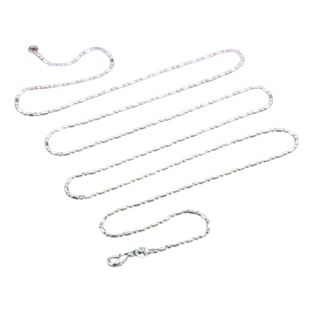Cadena Plata L925 Canutillo Bola 50 Cm Laniajoyeros 