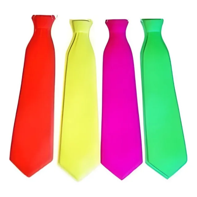 Corbata Fluorescente 5 Uds Brillan Oscuridad Cotillón