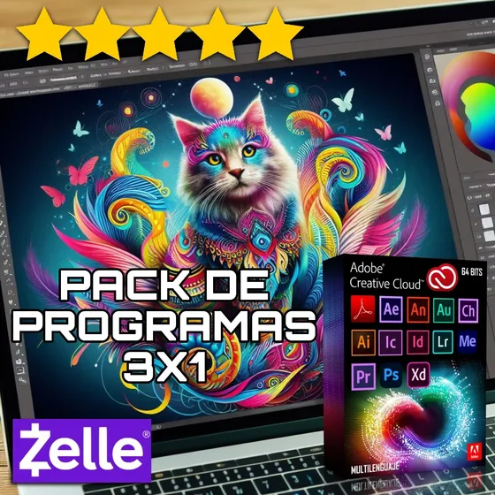 Adobe Photoshop Pack 3x1 - Completos Permanentes