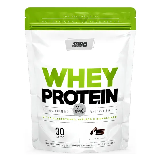 Proteina De Suero Whey Protein Star Nutrition Doypack X 2 Lb
