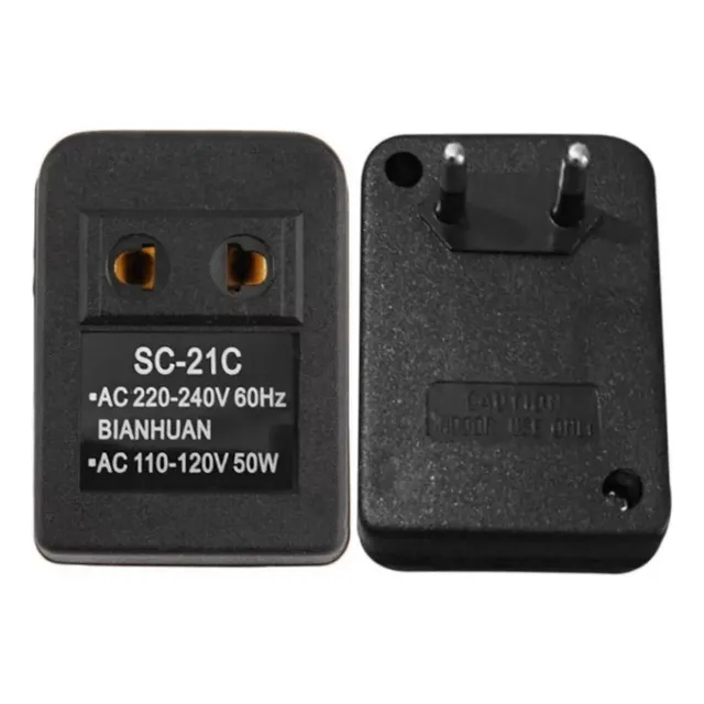 Transformador O Convertidor De Corriente 220v A 110v 50w ®