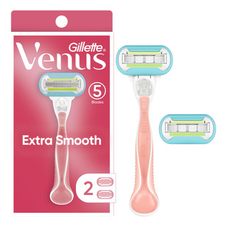 Razors Gillette Venus Extra Smooth Para Mujer + 1 Razor 2 Bl Razors Gillette Venus Extra Smooth Para Mujer + 1 Razor 2 Bl
