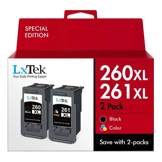 Lxtek. Cartucho De Tinta De Repuesto Para Canon 260xl 261xl