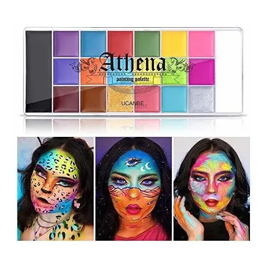 Ucanbe Athena - Paleta De Pintura Al Óleo Para Rostro, Profe