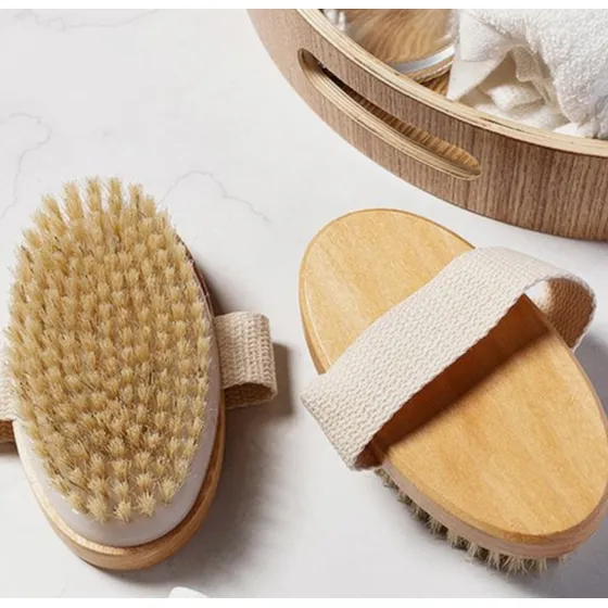 Cepillo Corporal Para Masaje Al Seco Anticelulitis Exfoliar