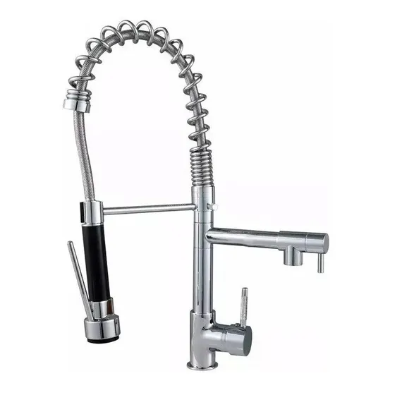 Torneira Gourmet Bancada Misturador Monocomando Cromado 50cm Acabamento Brilhante Cor Prateado