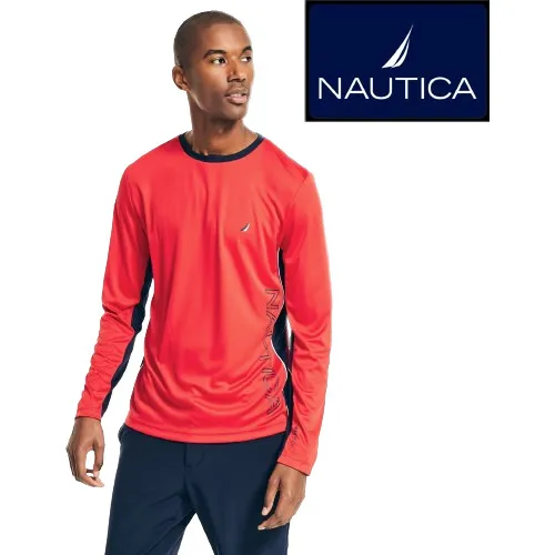 Franela Manga Larga Caballero Nautica Original - Talla S  