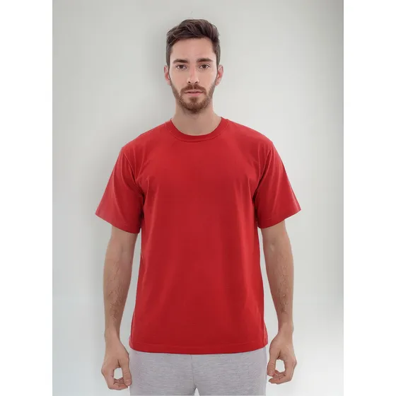 Remera Algodon Lisa Clásica Manga Corta Hombre Cameron 2081