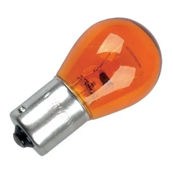 Lámpara Halógena Filamento P21w 12v 21w Ba15s Ambar Señalero