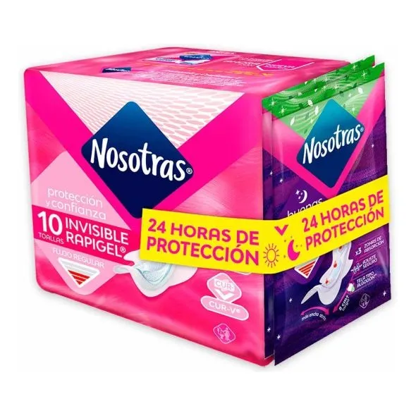 Toallas Nosotras Rapigel 10 Unidades Oferta