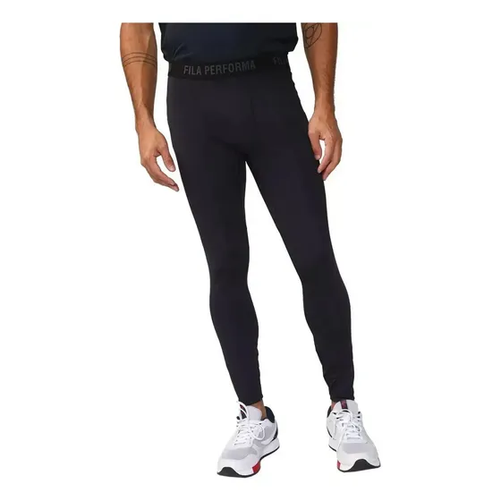 Calza Deportiva Fila Compress Larga Hombre Tiro Alto