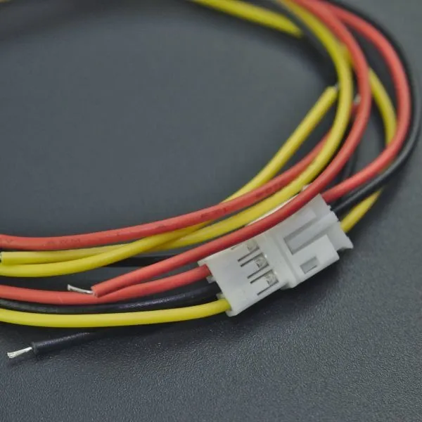 Par Cable Conector Jst Macho Hembra 2 Mm 3p