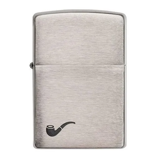Encendedor Zippo Brushed Chrome Pipa 