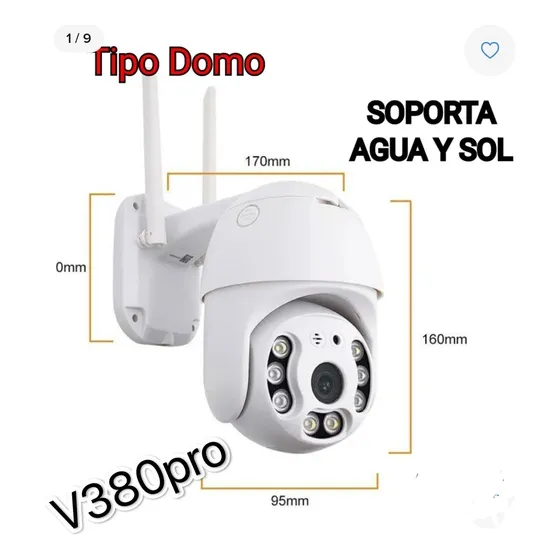 Camara De Seguridad Wifi Inalámbrica Exterior Intemperie 