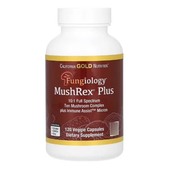 Fungiology, Mushrex Plus, -spectrum Mushroom Complex Sabor Sin Sabor