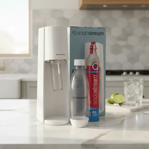 Máquina de fabricação de refrigerante branco Sodastream White Art