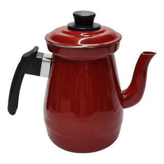 Bule Com Bico Para Café 1 Litro Nr. 06 Vermelho Bule Com Bico Para Café 1 Litro Nr. 06 Vermelho