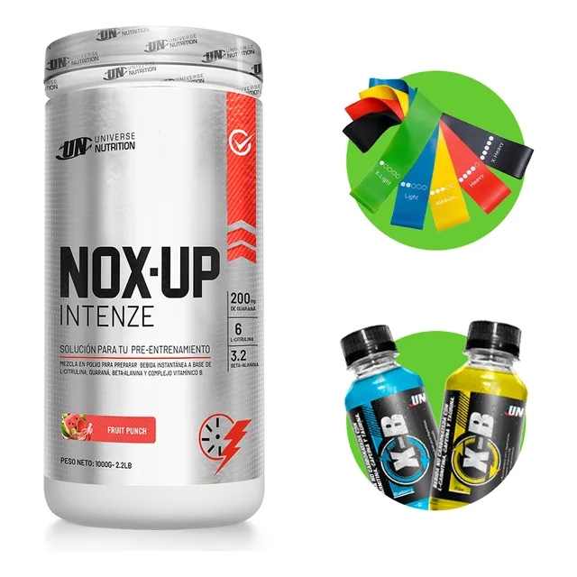 Pre Entreno Nox Up 1kg Fruit Punch Un + Regalo 01