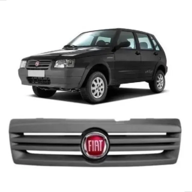 Grade Radiador + Emblema Fiat Uno 2009 2010 2011 2012 2013