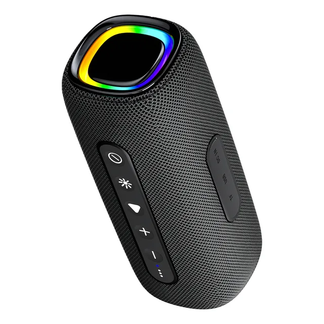 Bocina Bluetooth Portátil Altavoz Impermeable Con Rgb Luces