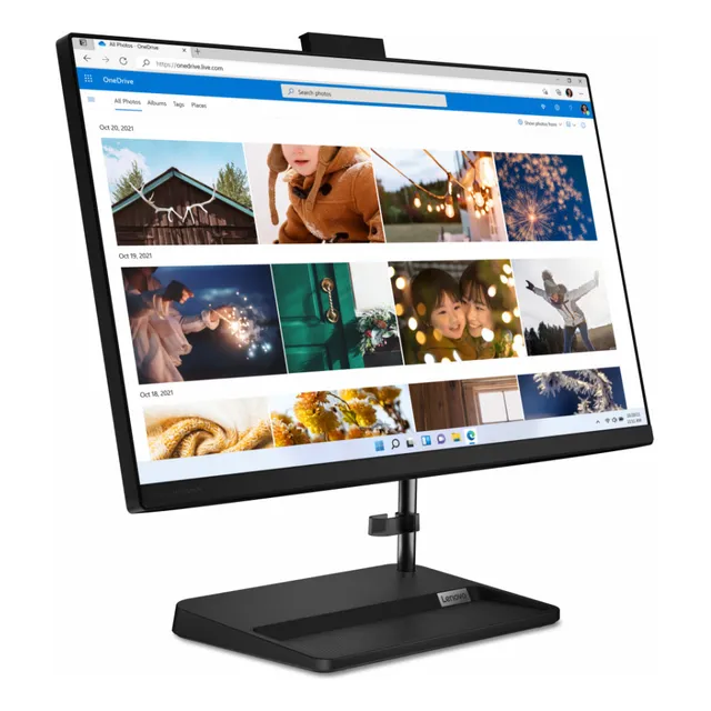 Lenovo Aio Core I3 8gb 256gb Ssd 23.8¨fhd W11 Color Negro