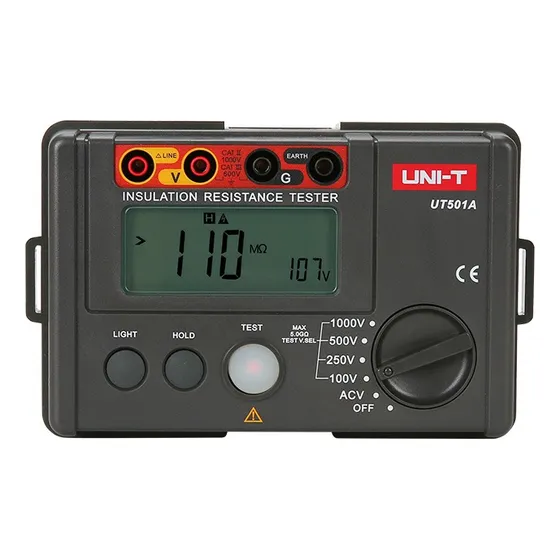 Medidor de resistência de isolamento digital Megger Unit UT501a