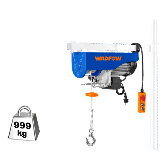 Aparejo Electrico 1000kg 500kg 18mt 1600w Wadfow Weth1a02