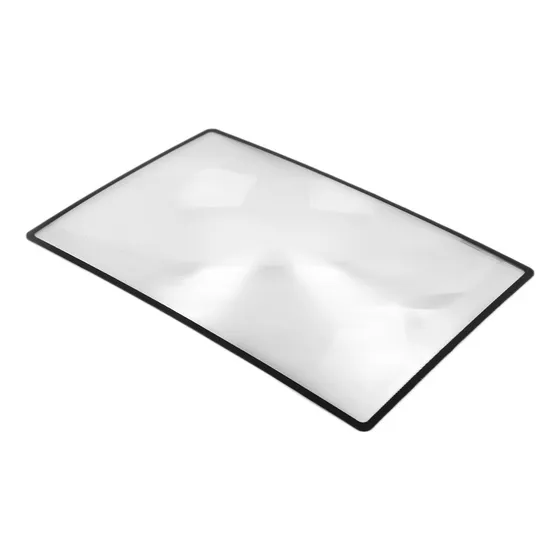 Lupa 3x Lamina Flexible Tamaño 18x12xm (pvc) - B946