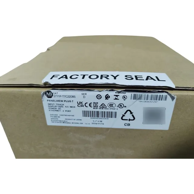 Allen Bradley 2711p-t7c22d8s Panelview Plus, Caja Abierta