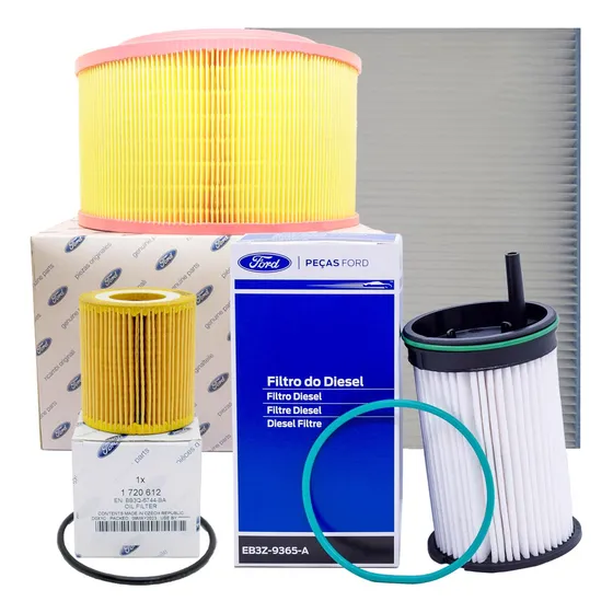 Kit Completo 4 Filtros Ford Ranger 2.2 3.2 Puma 21/23 Orig