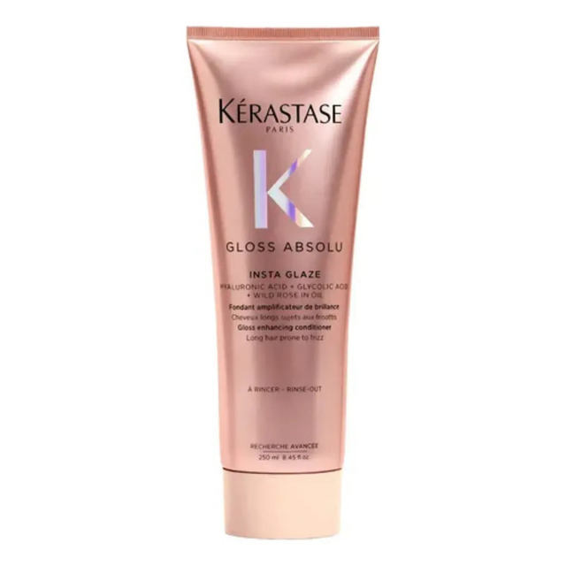 Kérastase, Condicionador, Gloss Absolu, Insta Glaze, Para Todos Os Tipos De Cabelos, Ação Anti-frizz Com Ácido Hialurônico, Ácido Glicólico E Óleo De Rosa Silvestre, Potencializa O Brilho, 250ml Kérastase, Condicionador, Gloss Absolu, Insta Glaze, Para Todos Os Tipos De Cabelos, Ação Anti-frizz Com Ácido Hialurônico, Ácido Glicólico E Óleo De Rosa Silvestre, Potencializa O Brilho, 250ml