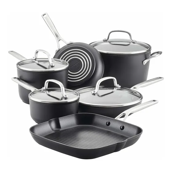 Kitchenaid Juego Olla Sarten Antiadherente Induccion 10
