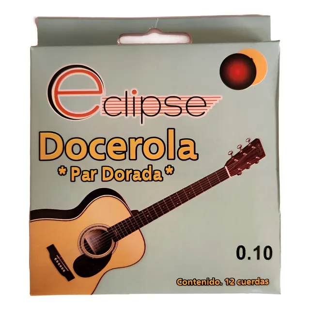 Cuerdas Para Docerola Par Dorada Eclipse Gd Pd