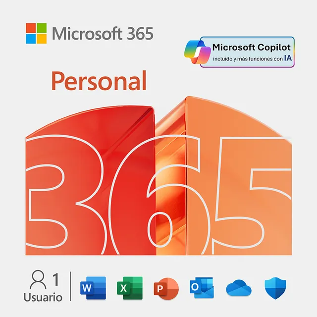 Microsoft 365 Personal + Ia Copilot Licencia Digital