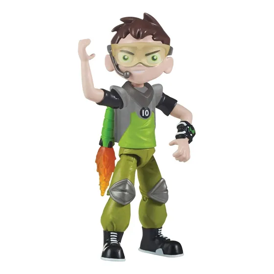 Figura De Colección Ben 10 *  Ben Con Paquete De Cohete Gift