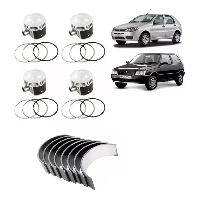 Kit Pecas Motor Fiat Palio Uno Fire 1.0 8v Flex Ate 2010