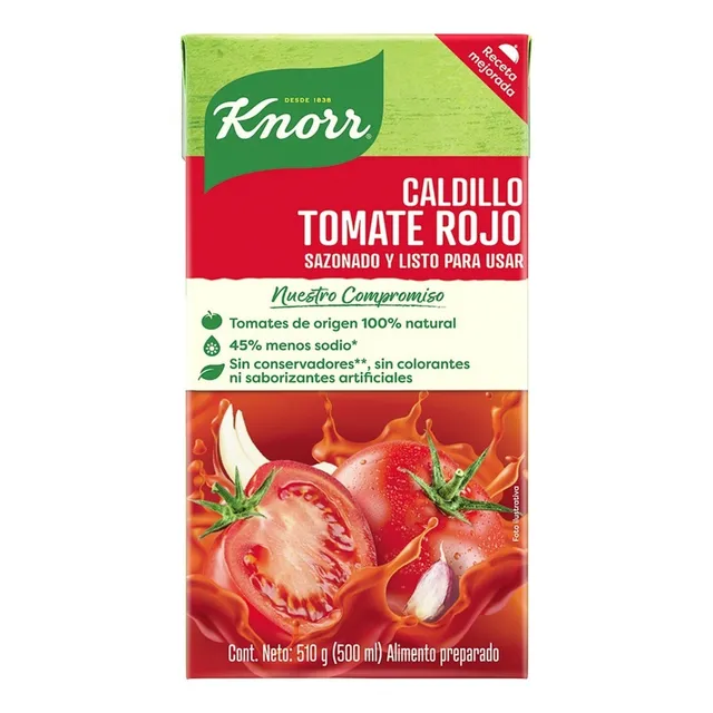 Caldillo de Tomate Rojo Knorr 500 ml
