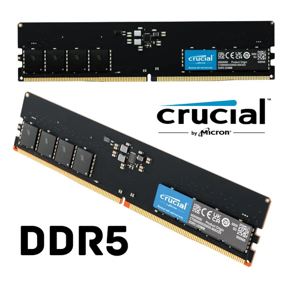 Memoria Ram Crucial 16gb Ddr5 5600mhz Udimm Pc Original
