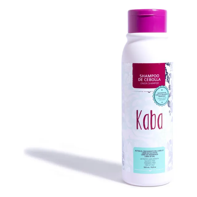 Shampoo De Cebolla Kaba Sin Sal Para La Caída Del Cabello
